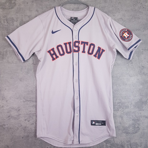 Nike Other - NIKE Authentic Houston Astros Vapor Elite Baseball Jersey Mens 40 MEDIUM Grey